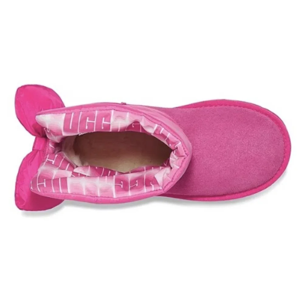 NEW UGG Girls' Bailey Bow Maxi Wavelength Cold Weather Boots (Youth)